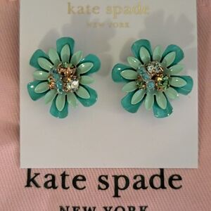 Kate Spade Vibrant Life Floral Earrings - New in Pouch